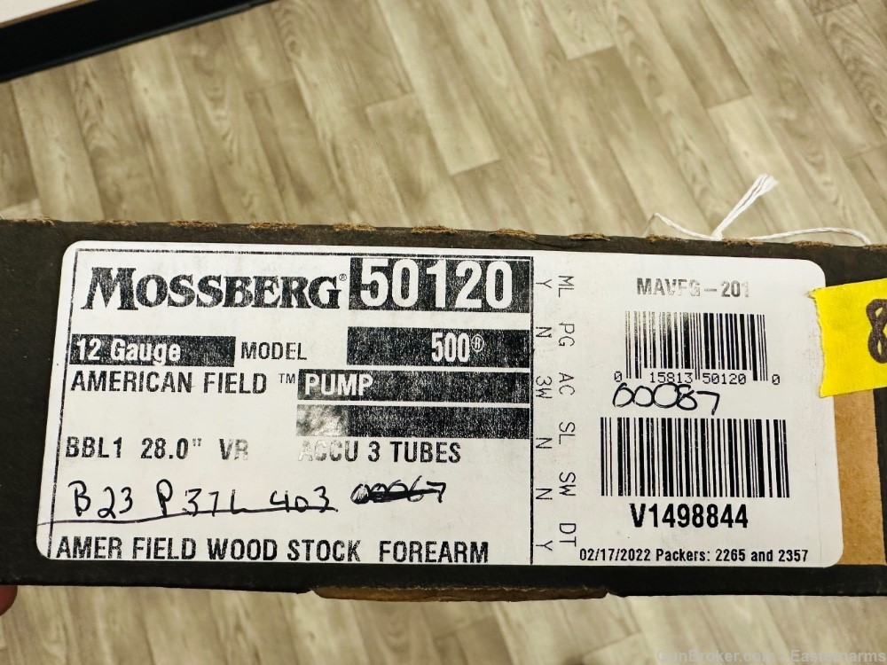 Mossberg 500 American Field 12ga 28" VR Barrel Wood Model 50120 BRAND NEW -img-2
