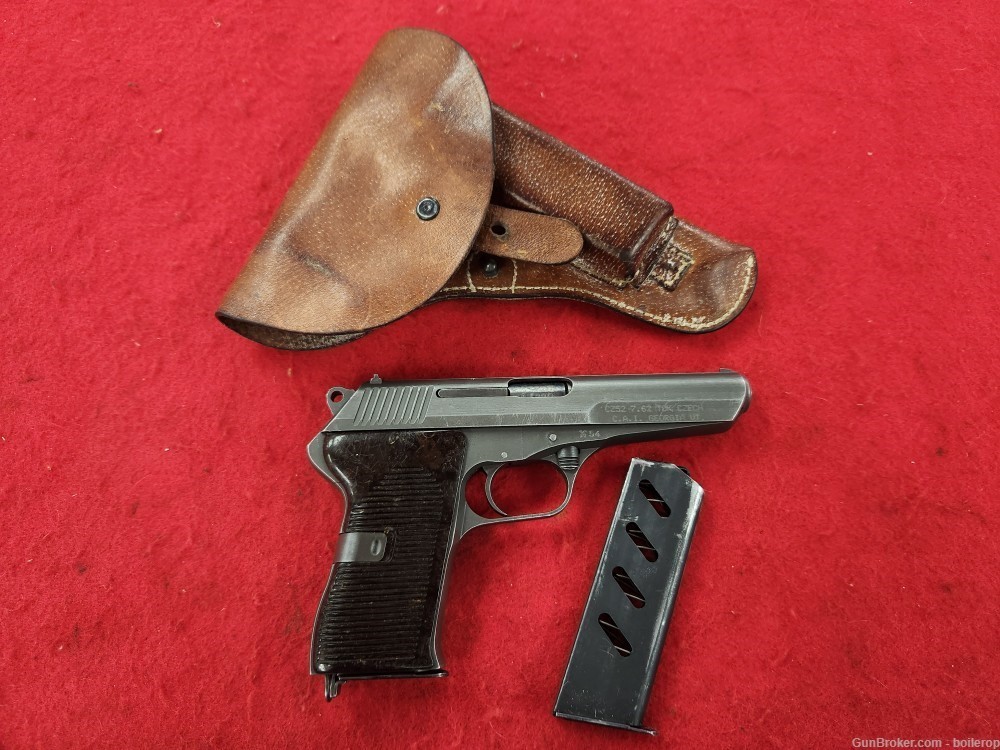 Czech CZ 52 pistol, 7.62x25 w/ holster and 2 magazines-img-69