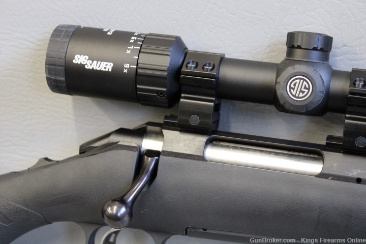 Ruger American .308 Win W/ Sig Whiskey3 3-9x40 Scope Item S-210-img-5