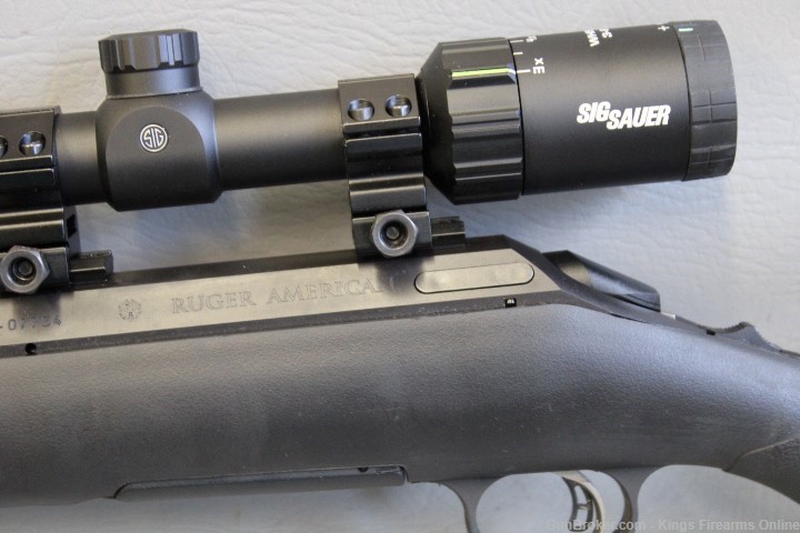 Ruger American .308 Win W/ Sig Whiskey3 3-9x40 Scope Item S-210-img-16