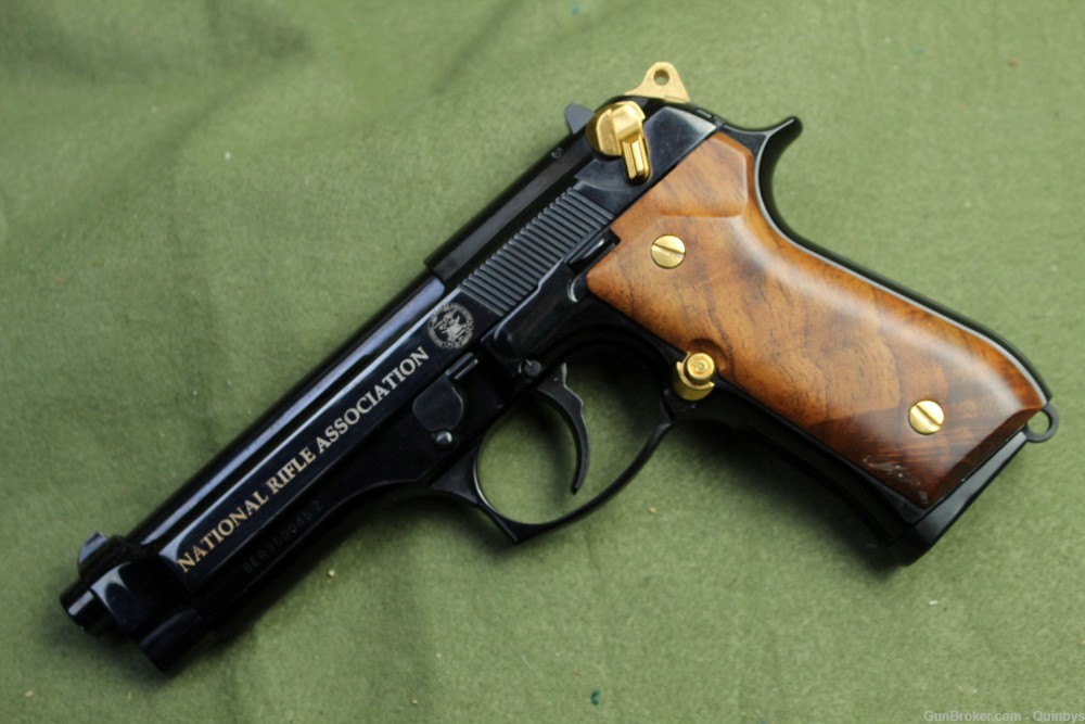 NRA Edition Beretta Model 92 EL 92EL 9mm Semi Auto Pistol #95-img-0