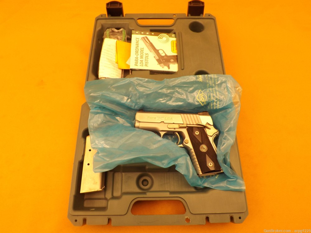 PARA ORNANCE STAINLESS LDA CARRY W/FACTORY HARD CASE-img-0