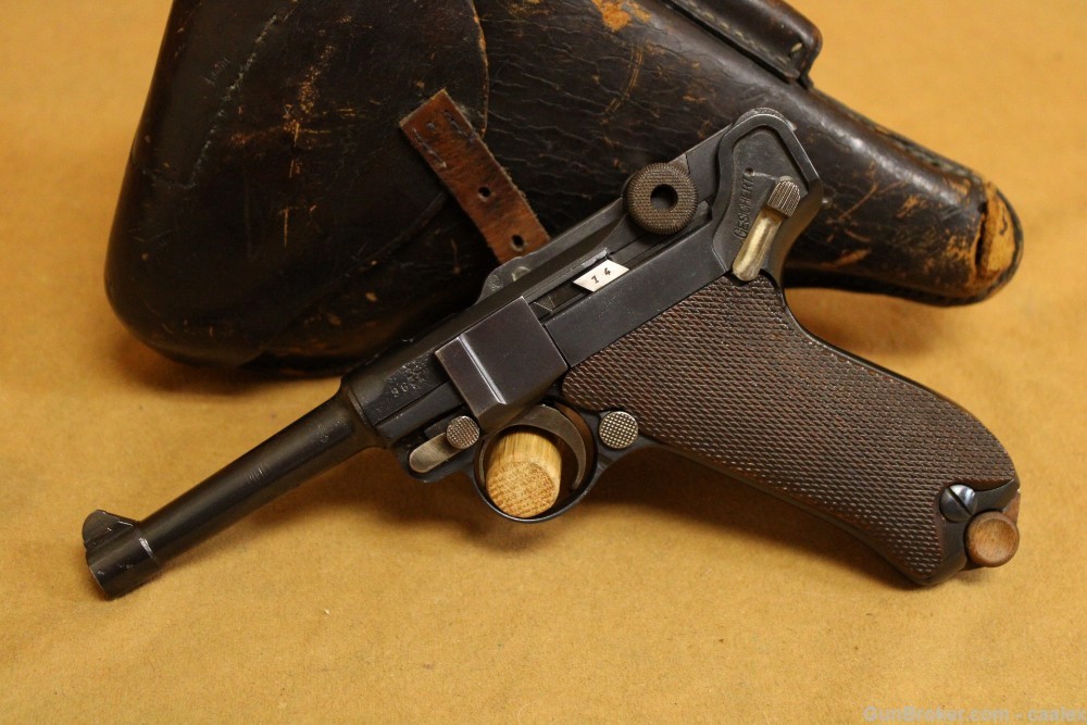DWM Luger SS-Marked w/ Holster (WW1 German)-img-1