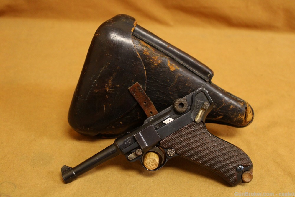 DWM Luger SS-Marked w/ Holster (WW1 German)-img-0