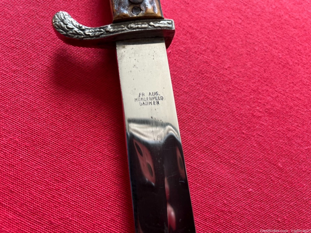 Authentic WW2 German Police Dagger by Fr. Aug. Muhlenfeld Barmen-img-23