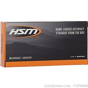 2 Boxes 40 Rds HSM AMMO 308 GAME KING 150 GR SPITZER BOAT TAIL SBT-img-0