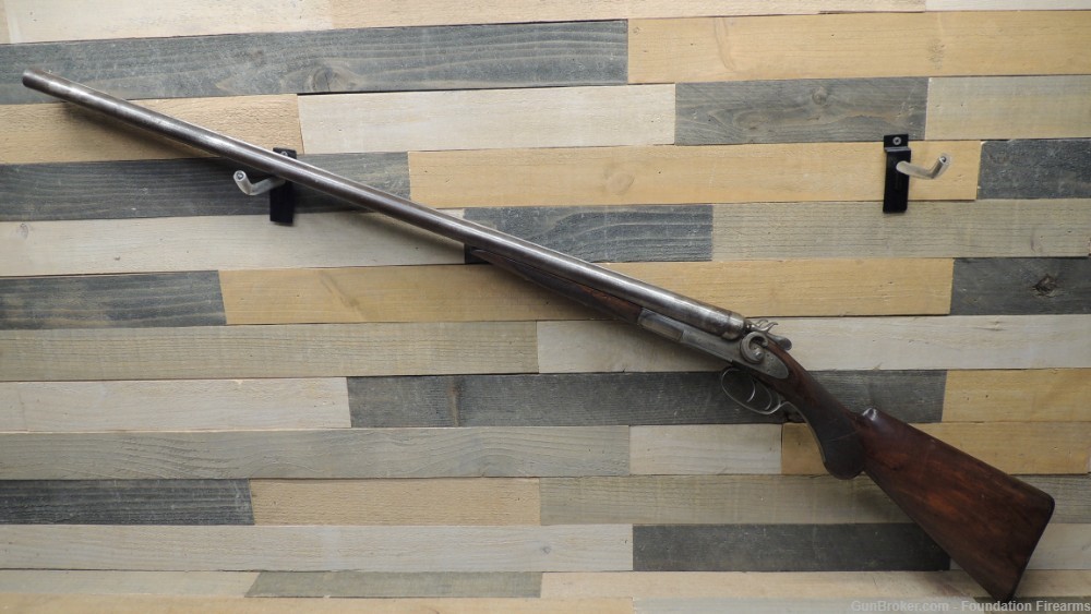 Remington SXS Hammered Double Gun 12ga 30" Damascus 1894 mfg-img-0