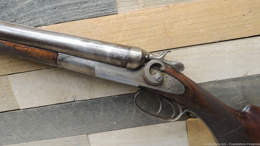 Remington SXS Hammered Double Gun 12ga 30" Damascus 1894 mfg-img-2