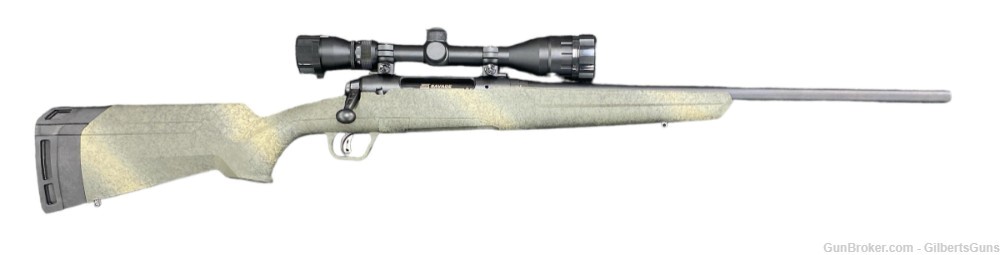 Savage AXIS II XP 22-250 Rifle W/ Bushnell 4-12x40 Scope & 22" Barrel 58070-img-0