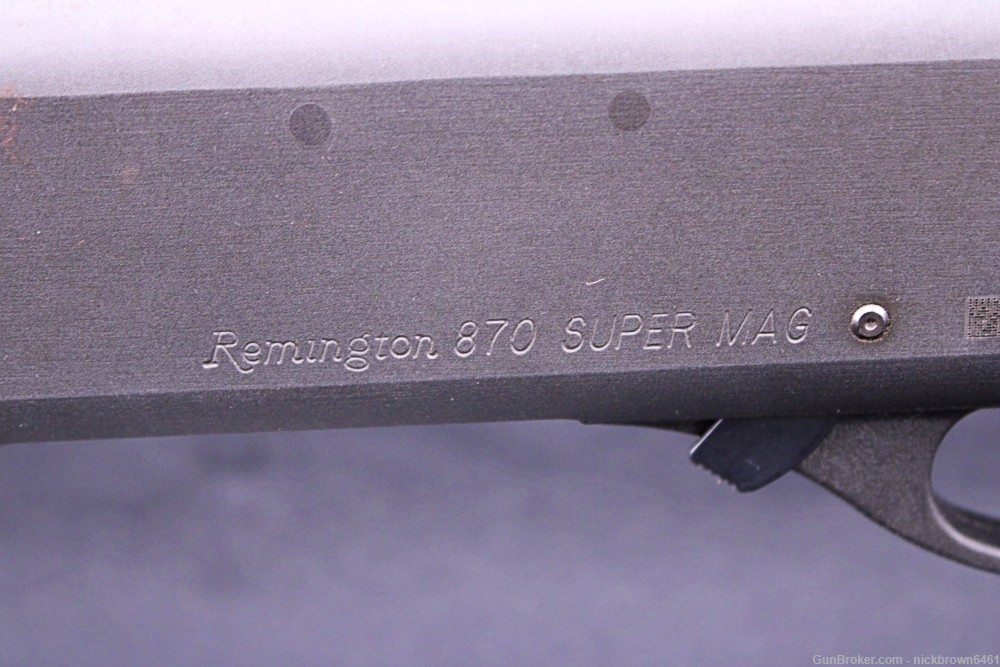REMINGTON 870 SUPER MAGNUM 12 GA 25" BBL 3.5" CHAMBER VENTED RIB SYNTHETIC -img-7