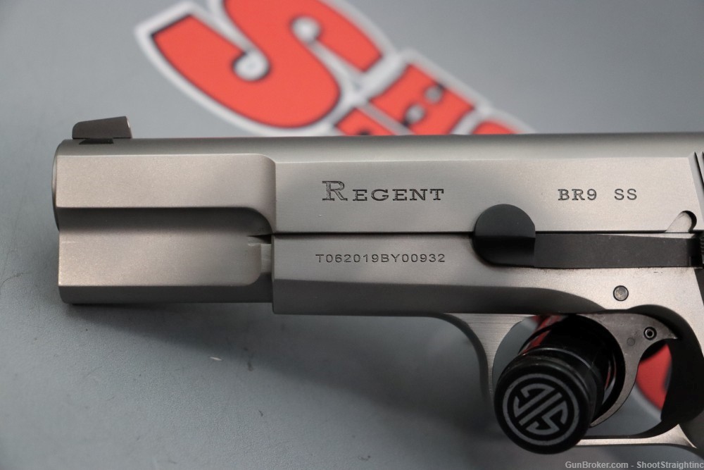 Tisas Regent BR9 SS 9mm 4.75" w/Box -img-6