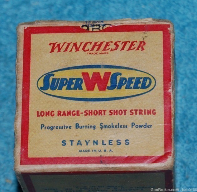 Vintage Full Box of Winchester Super Speed 410 Skeet Load 3"-img-0