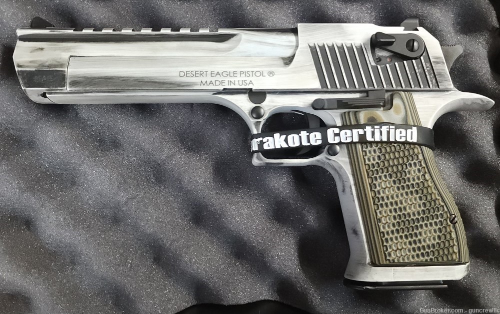 Magnum Research Desert Eagle MKXIX White DE-50 AE WMD 50AE DE50WMD Layaway-img-5