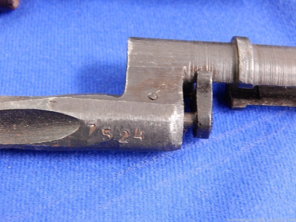 WWII WW2 era Soviet Russian Nagant Socket Bayonet with Sheath-img-7
