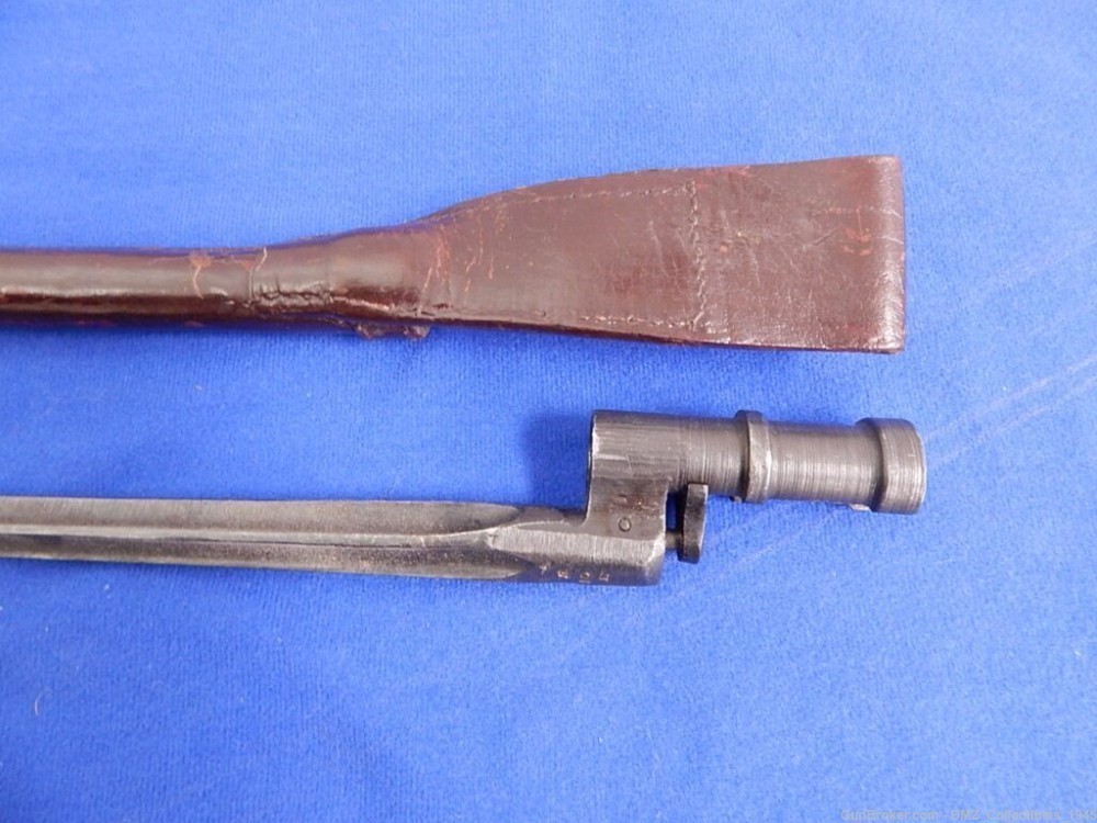 WWII WW2 era Soviet Russian Nagant Socket Bayonet with Sheath-img-5