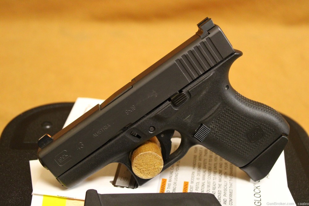 PENNY! Glock 43 9mm Pistol Single Stack PI4350201-img-1