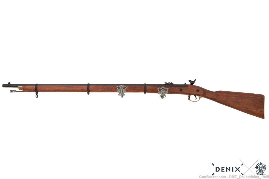 Civil War Non Firing Replica Confederate 3 Band Enfield Musket by Denix-img-6