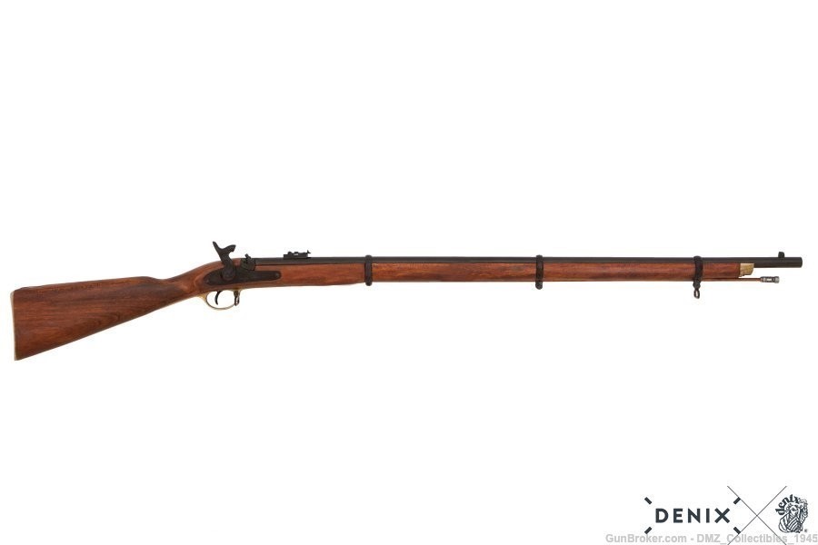 Civil War Non Firing Replica Confederate 3 Band Enfield Musket by Denix-img-0