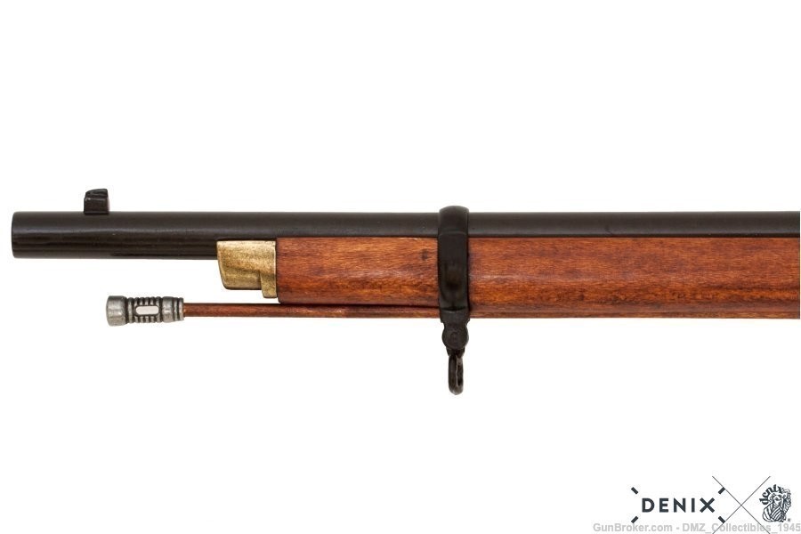 Civil War Non Firing Replica Confederate 3 Band Enfield Musket by Denix-img-9