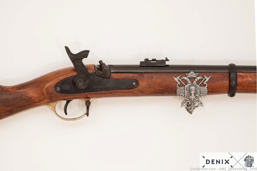 Civil War Non Firing Replica Confederate 3 Band Enfield Musket by Denix-img-3