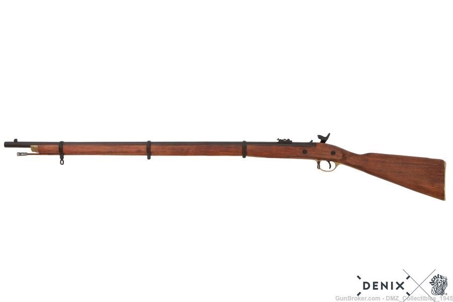 Civil War Non Firing Replica Confederate 3 Band Enfield Musket by Denix-img-5