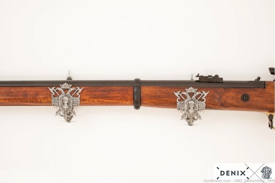 Civil War Non Firing Replica Confederate 3 Band Enfield Musket by Denix-img-8