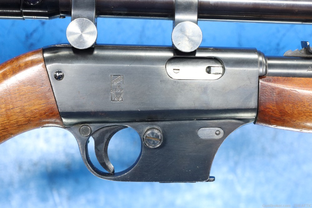 UNIQUE X-51 SEMI AUTO 22LR MADE IN FRANCE WITH SCOPE-img-42