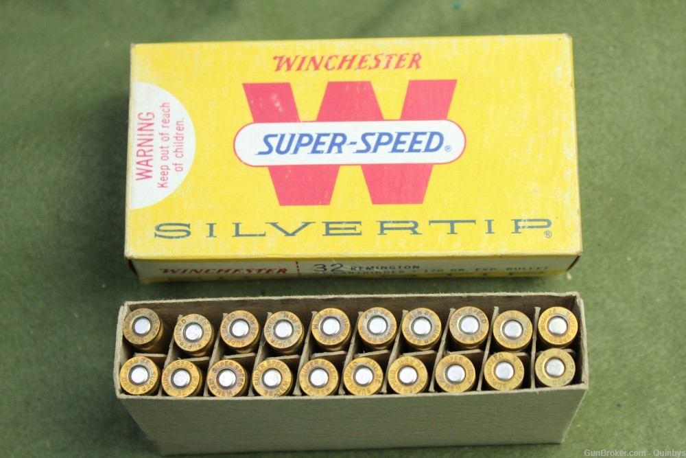 20 Rds Winchester Super Speed 32 Rem 170 Gr Expanding Silvertip Ammo-img-0
