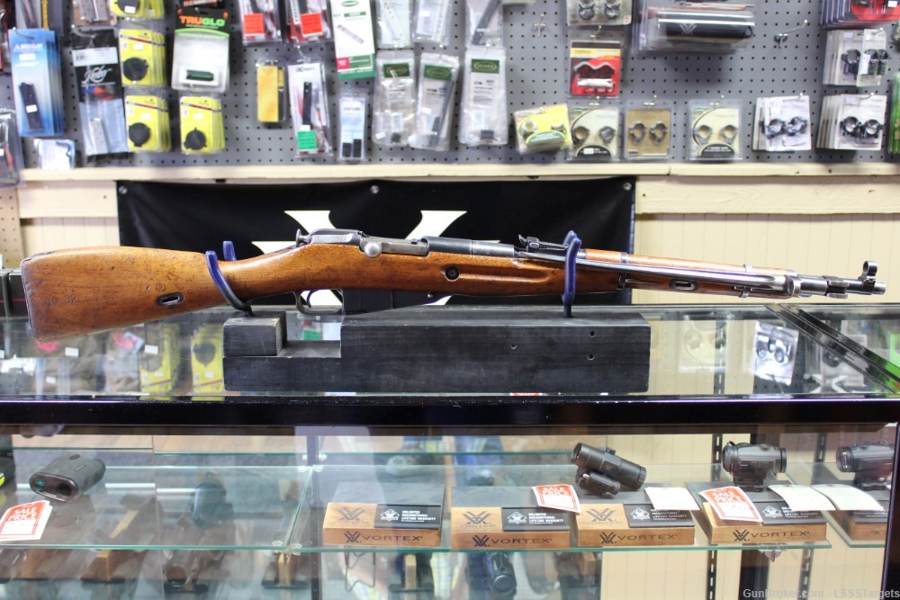 1953 Mosin Nagant M44 7.62x54r with 129 rounds of ammo -img-0