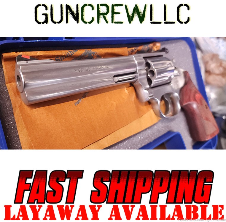 Smith & Wesson S&W 150712 686 Plus Deluxe SS 7rd 357Mag 6" Layaway-img-0