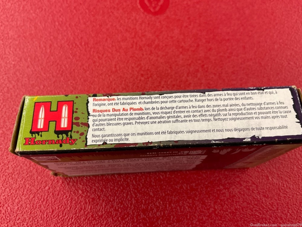 RARE HORNADY ZOMBIE MAX 223 REM Z-MAX 55GR MATCH TARGET COLLECTOR #83271-img-1