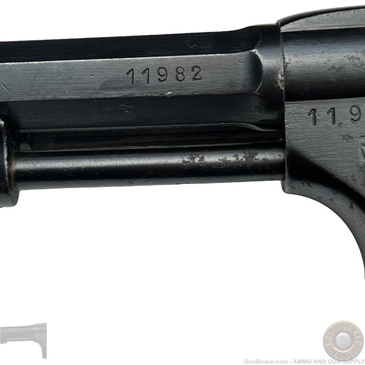 W+F BERN SWISS 1882 REVOLVER - 7.5mm - 1904 - C&R - PENNY START NO RESERVE-img-10