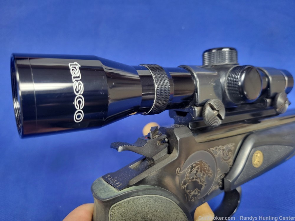 Thompson Center Contender Single Shot Pistol .22 LR w/ 2x Handgun Scope T/C-img-13