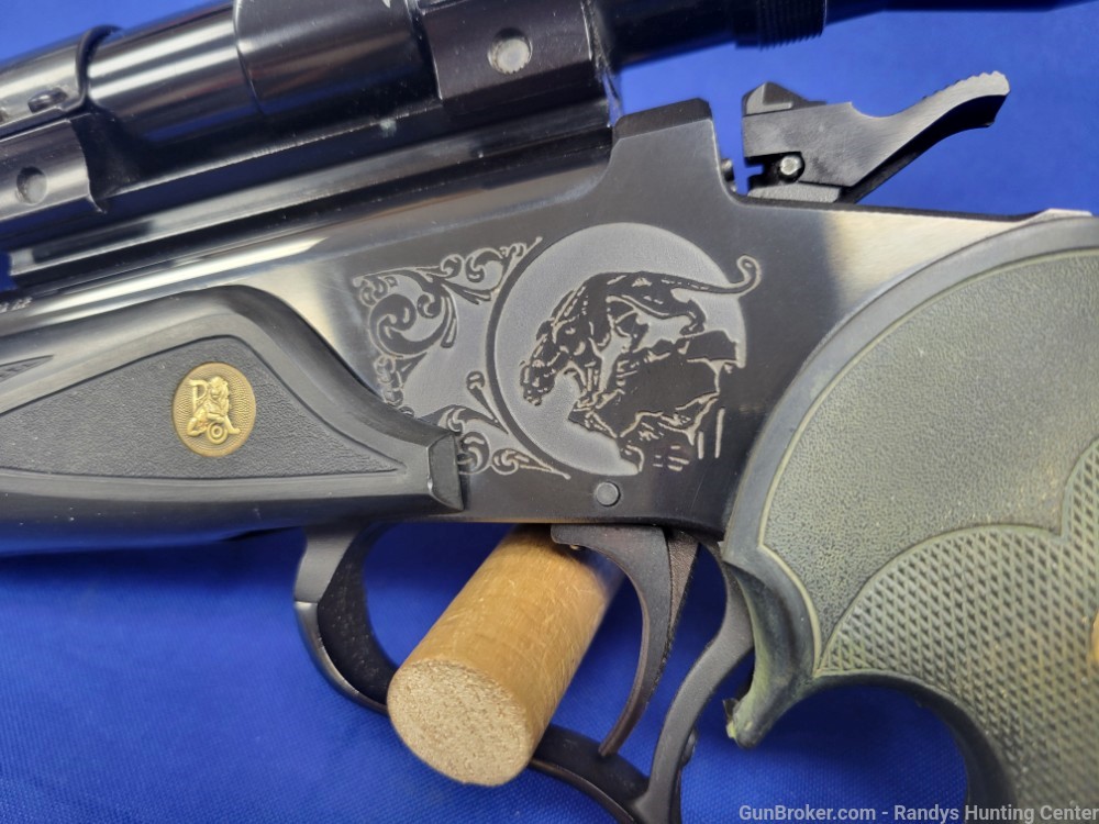 Thompson Center Contender Single Shot Pistol .22 LR w/ 2x Handgun Scope T/C-img-9
