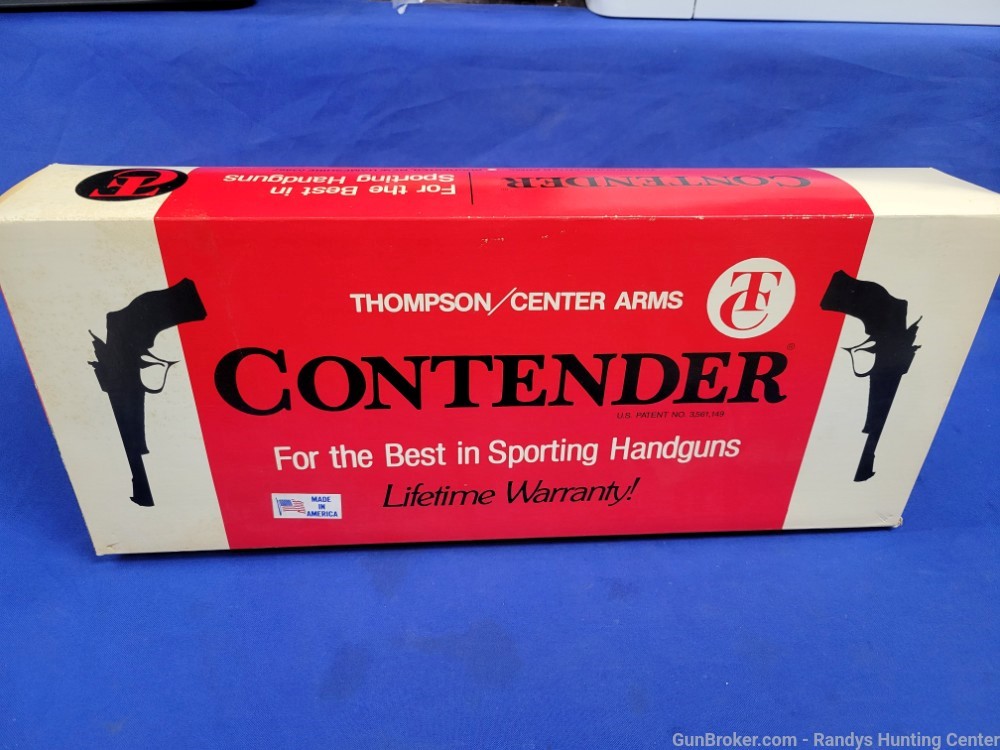 Thompson Center Contender Single Shot Pistol .22 LR w/ 2x Handgun Scope T/C-img-24