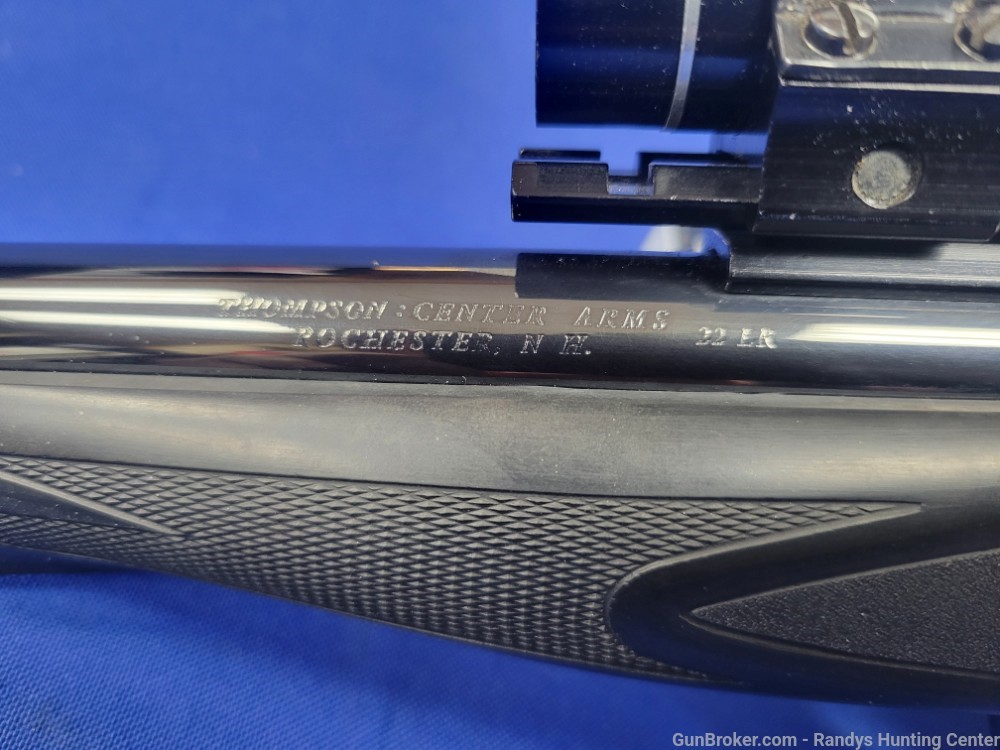 Thompson Center Contender Single Shot Pistol .22 LR w/ 2x Handgun Scope T/C-img-11