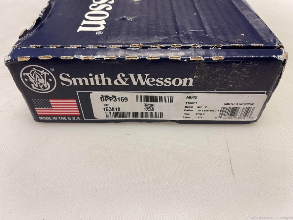 Smith & Wesson 642 Airweight Revolver 38 Spcl +P 5 Rd 163810 NO CC FEES-img-5