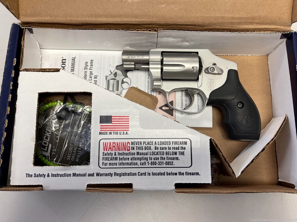 Smith & Wesson 642 Airweight Revolver 38 Spcl +P 5 Rd 163810 NO CC FEES-img-4