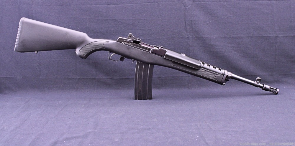 2010 RUGER MINI-14 TACTICAL 223 REM 16" BBL BLACK SYNTHETIC STOCK SEMI-AUTO-img-1