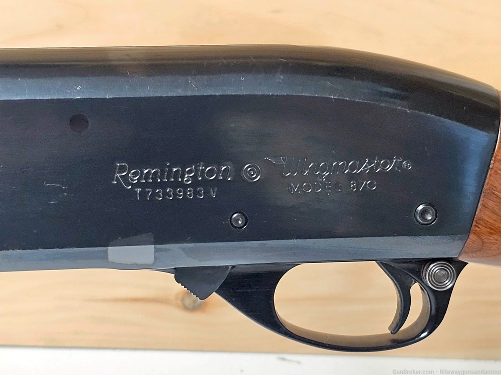 Vintage Remington 870 Wingmaster 12 gauge 30 inch barrel NICE-img-3
