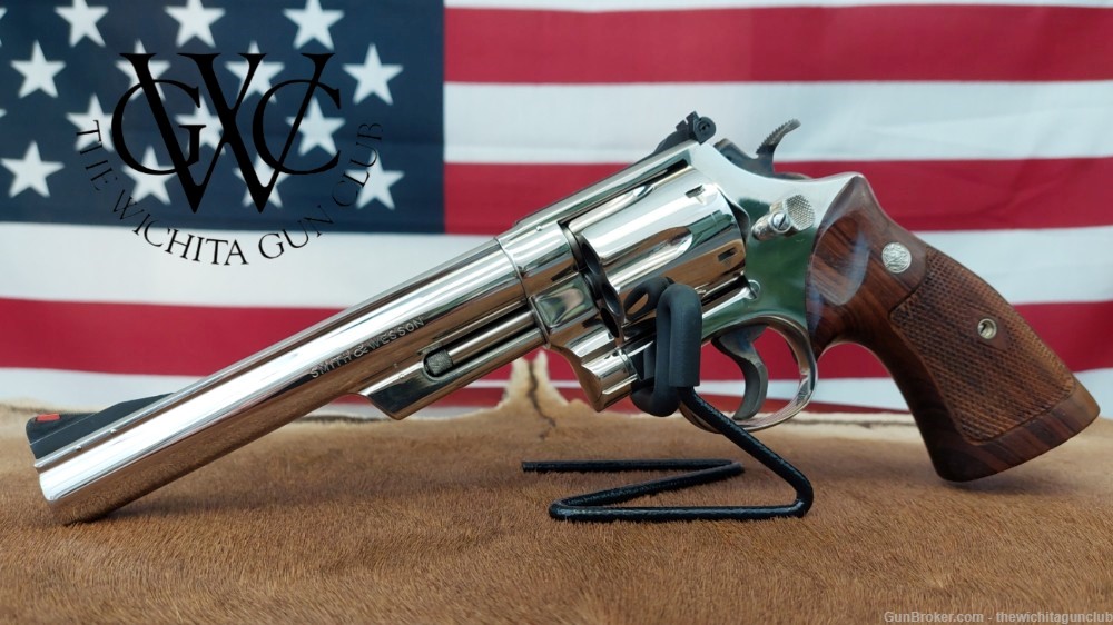 COLLECTOR'S GRADE Smith & Wesson Model 29 No Dash 6.5" Nickel w Papers-img-1
