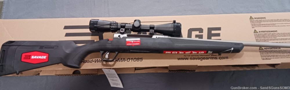 SAVAGE AXIS II XP 30-06 SPR 22" BUSHNELL 3-9x40 BOLT ACTION RIFLE NEW-img-1