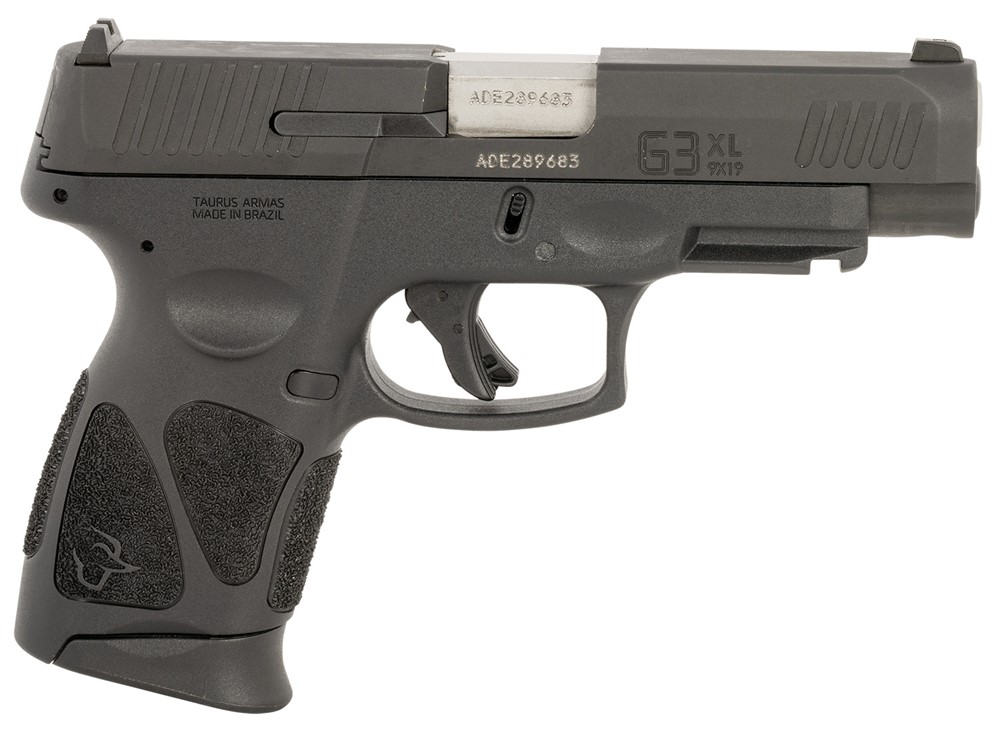 Taurus G3XL Compact 9mm Luger Pistol 4 Black 1G3XLSR904110-img-0