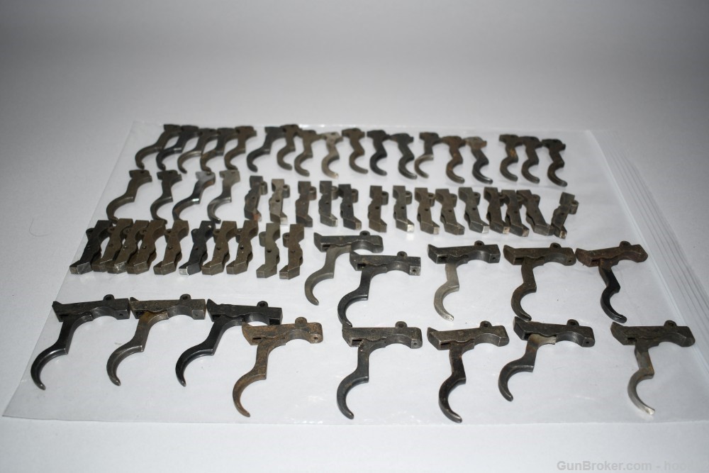 Large Lot 59 Pieces US Springfield Model 1903 03A3 Trigger Parts-img-0