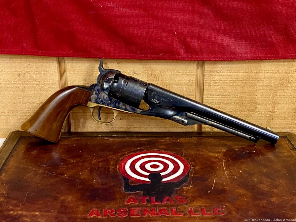 Navy Arms Black Powder .44 Cal Percussion Cap Revolver 8”  6-Shot-img-0