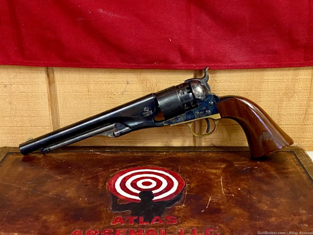 Navy Arms Black Powder .44 Cal Percussion Cap Revolver 8”  6-Shot-img-4