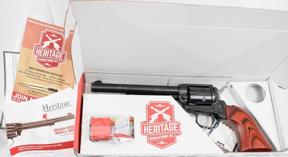 Heritage MFG Inc Rough Rider single action .22 revolver like new in box NR-img-0