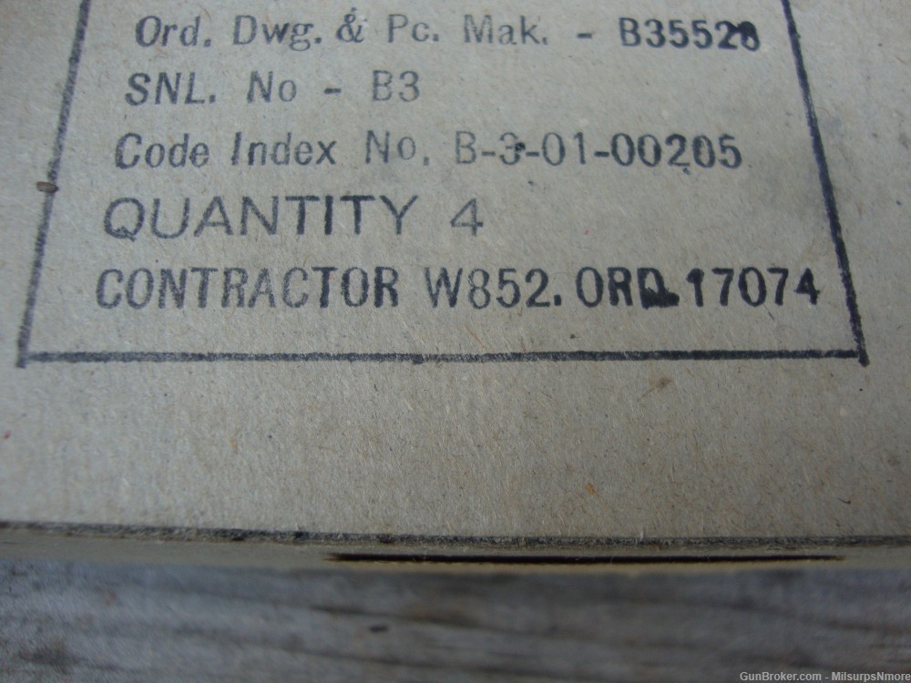 Original Sealed Box Of Four 1903A3 Springfield USGI Handguards NOS-img-8