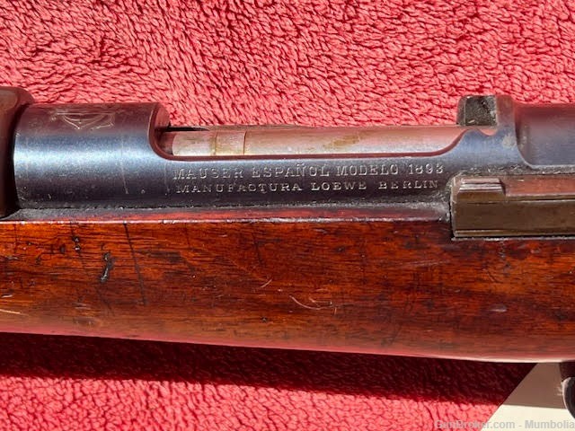 M1893 Ludwig Lowe Spanish Mauser, 7x57 w/ Rare Lugwig Lowe Commercial crest-img-4