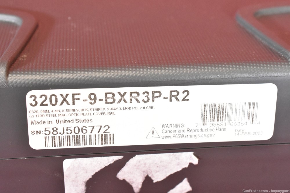 Sig P320 XFULL Enhanced 9mm 320XF-9-BXR3P-R2 320 P320-P320-img-22